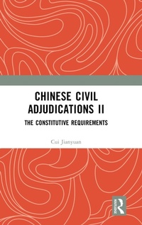 Abbildung von: Chinese Civil Adjudications II - Routledge