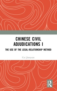 Abbildung von: Chinese Civil Adjudications I - Routledge
