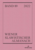Cover: Wiener Slawistischer Almanach Band 89/2022 - Peter Lang Verlag