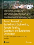 Cover: Recent Research on Geotechnical Engineering, Remote Sensing, Geophysics and Earthquake Seismology - Springer
