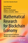Cover: Mathematical Research for Blockchain Economy - Springer