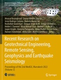 Cover: Recent Research on Geotechnical Engineering, Remote Sensing, Geophysics and Earthquake Seismology - Springer