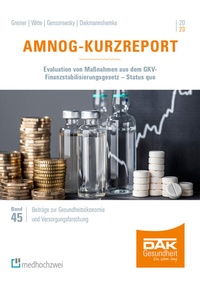 Abbildung von: AMNOG-Kurzreport 2023 - medhochzwei Verlag