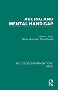 Cover: Ageing and Mental Handicap - Routledge