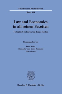 Abbildung von: Law and Economics in all seinen Facetten. - Duncker & Humblot