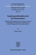 Abbildung von: Sondergesellschaftsrecht im Finanzsektor. - Duncker & Humblot