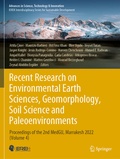 Cover: Recent Research on Environmental Earth Sciences, Geomorphology, Soil Science and Paleoenvironments - Springer
