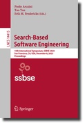 Cover: Search-Based Software Engineering - Springer