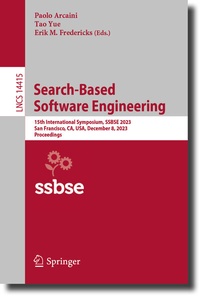 Enlarge image Cover: Search-Based Software Engineering - Springer