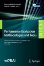 Cover: Performance Evaluation Methodologies and Tools - Springer