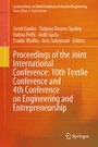 Cover: Proceedings of the Joint International Conference: 10th Textile Conference and 4th Conference on Engineering and Entrepreneurship - Springer