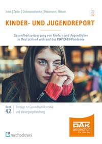 Abbildung von: Kinder- und Jugendreport 2022 - medhochzwei Verlag
