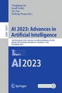Cover: AI 2023: Advances in Artificial Intelligence - Springer