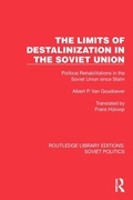 Cover: The Limits of Destalinization in the Soviet Union - Routledge