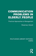 Cover: Communication Problems in Elderly People - Routledge