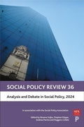 Cover: Social Policy Review 36 - Policy Press