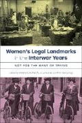 Cover: Women's Legal Landmarks in the Interwar Years - Hart Publishing