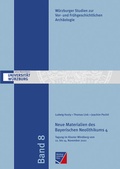 Cover: Neue Materialien des Bayerischen Neolithikums 4 - W&uuml;rzburg University Press