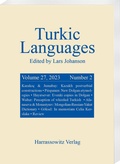 Cover: Turkic Languages 27 (2023) 2 - Harrassowitz Verlag