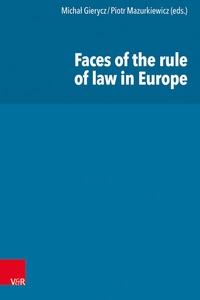 Abbildung von: Faces of the rule of law in Europe - Vandenhoeck & Ruprecht
