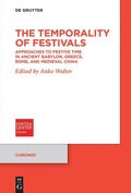 Cover: The Temporality of Festivals - De Gruyter