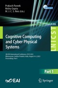 Cover: Cognitive Computing and Cyber Physical Systems - Springer