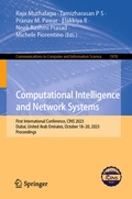 Cover: Computational Intelligence and Network Systems - Springer