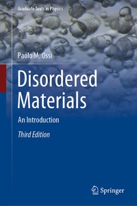 Enlarge image Cover: Disordered Materials - Springer
