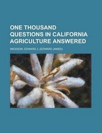 Abbildung von: One Thousand Questions in California Agriculture Answered - Rarebooksclub.com
