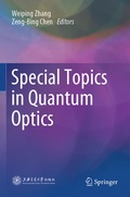Cover: Special Topics in Quantum Optics - Springer