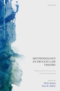 Cover: Methodology in Private Law Theory - Oxford University Press