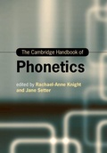 Cover: The Cambridge Handbook of Phonetics - Cambridge University Press