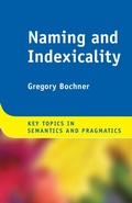 Cover: Naming and Indexicality - Cambridge University Press