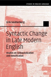 Enlarge image Cover: Syntactic Change in Late Modern English - Cambridge University Press