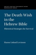 Cover: The Death Wish in the Hebrew Bible - Cambridge University Press