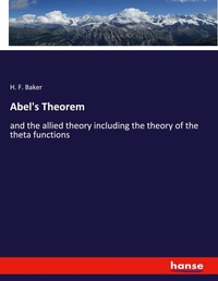 Enlarge image Cover: Abel's Theorem - Hansebooks