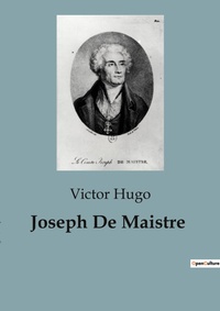 Abbildung von: Joseph De Maistre - Culturea
