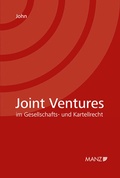 Cover: Joint Ventures im Gesellschafts- und Kartellrecht - Manz