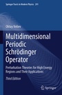 Cover: Multidimensional Periodic Schrödinger Operator - Springer