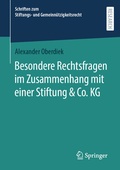Abbildung von: Besondere Rechtsfragen im Zusammenhang mit einer Stiftung & Co. KG - Springer