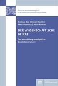 Cover: Der Wissenschaftliche Beirat - Berliner Wissenschafts-Verlag