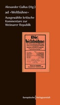 Cover: ad "Weltb&uuml;hne" - CEP Europ&auml;ische Verlagsanstalt