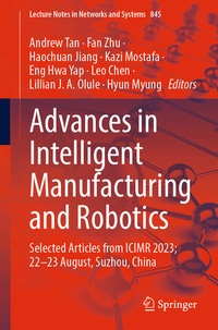 Enlarge image Cover: Advances in Intelligent Manufacturing and Robotics - Springer