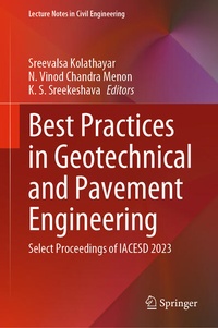 Enlarge image Cover: Best Practices in Geotechnical and Pavement Engineering - Springer