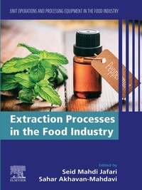 Enlarge image Cover: Extraction Processes in the Food Industry - Woodhead Publishing