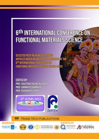 Enlarge image Cover: 6th International Conference on Functional Materials Science - Trans Tech Publications Ltd