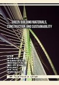 Cover: Green Building Materials, Construction and Sustainability - Trans Tech Publications Ltd