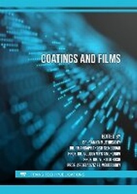 Enlarge image Cover: Coatings and Films - Trans Tech Publications Ltd