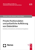 Cover: Private Positionsdaten und polizeiliche Aufkl&auml;rung von Diebst&auml;hlen - Nomos