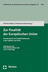 Abbildung von: Zur Finalität der Europäischen Union - Nomos